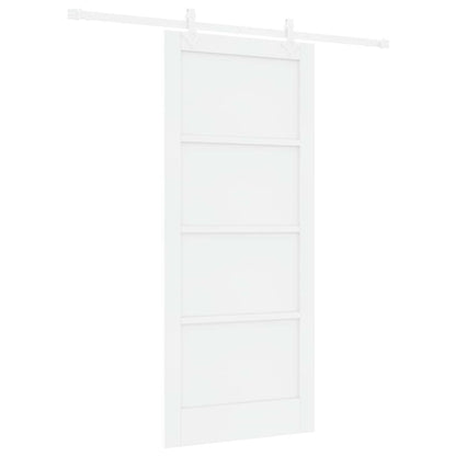 Sliding Door 86 x 198.5 cm Engineered Wood White