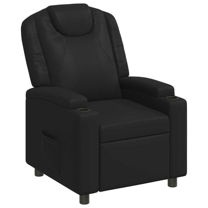 Recliner Chair Black 75 x 95 x 106 cm Fabric