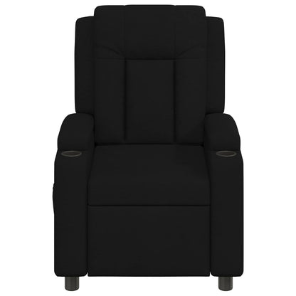 Recliner Massage Chair Black 75 x 95 x 100 cm Fabric
