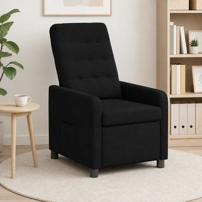 Recliner Chair Black 65 x 93 x 102 cm Fabric