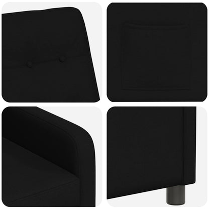 Recliner Chair Black 65 x 93 x 102 cm Fabric