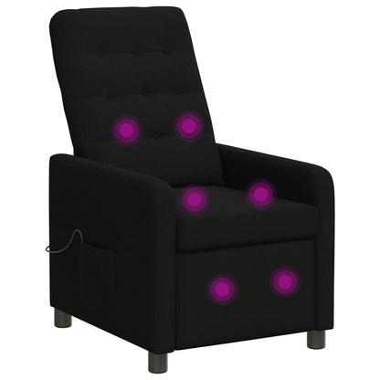 Recliner Massage Chair Black 65 x 93 x 102 cm Fabric