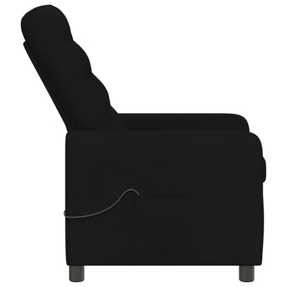 Recliner Massage Chair Black 65 x 93 x 102 cm Fabric