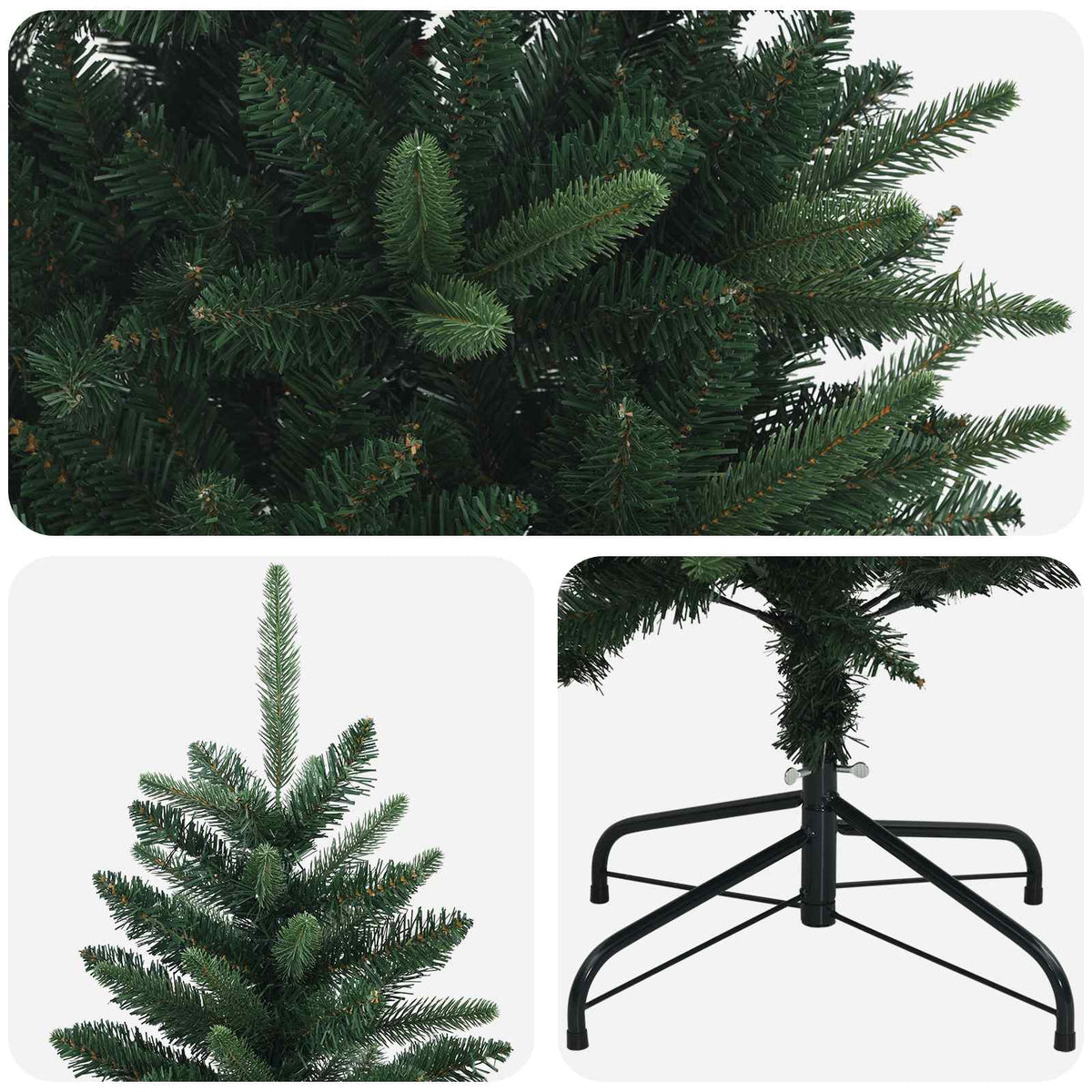 Artificial Hinged Christmas Tree 150 cm PVC Green