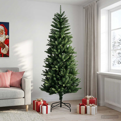 Artificial Hinged Christmas Tree 240 cm PE and PVC Green