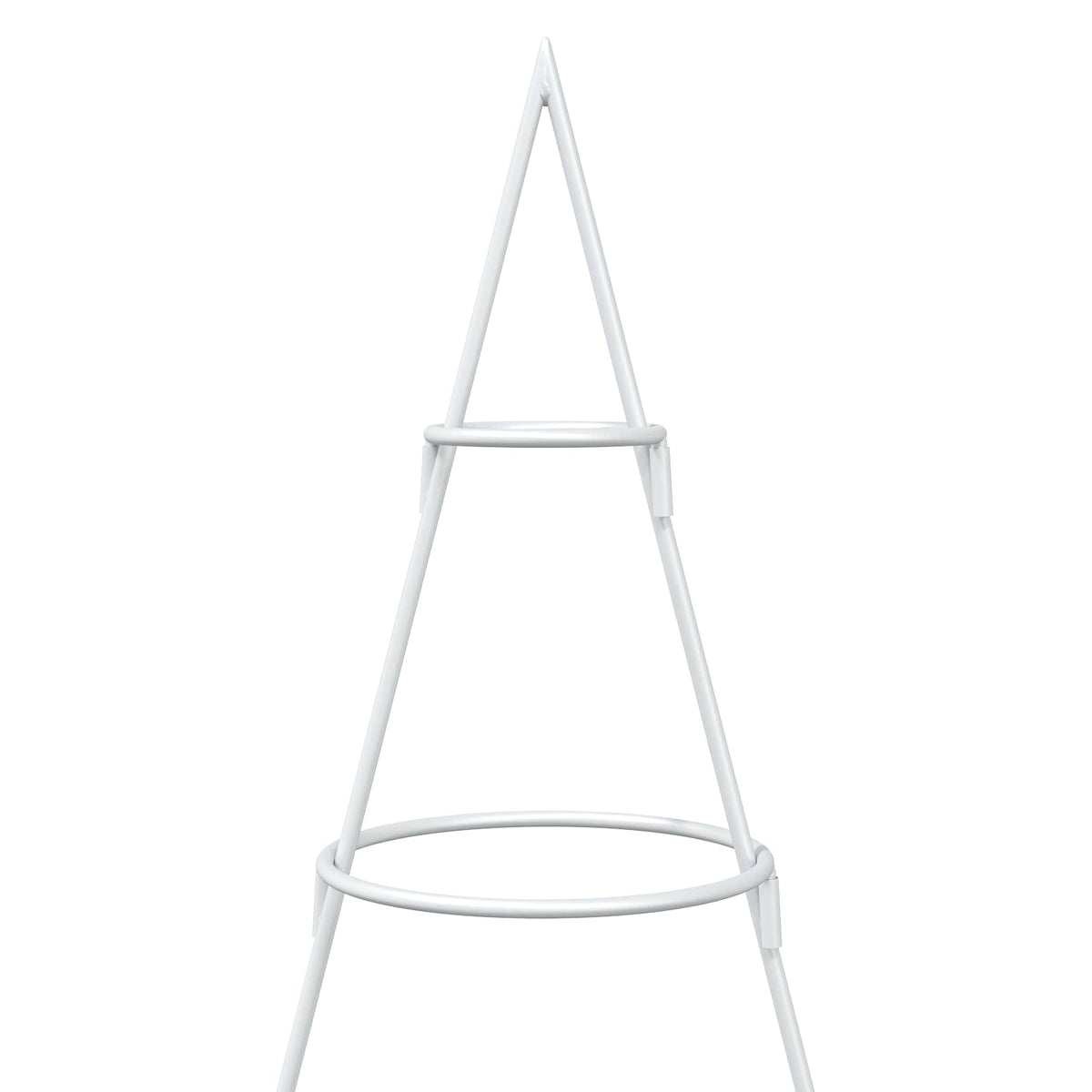Metal Christmas Tree with Stand KUOPIO 210 cm Steel White