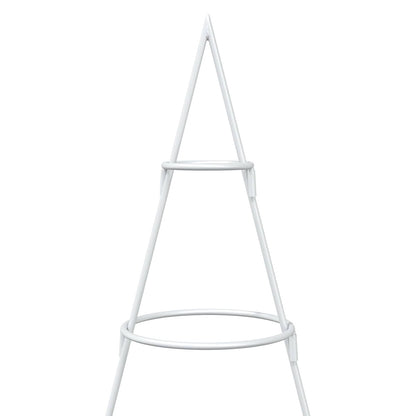 Metal Christmas Tree with Stand KUOPIO 210 cm Steel White