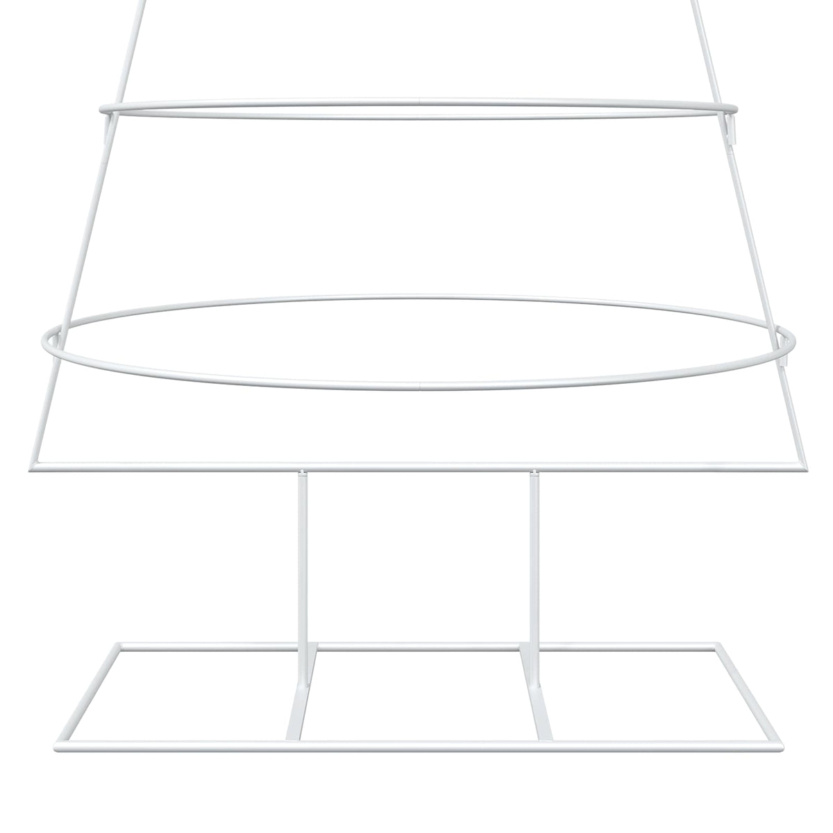 Metal Christmas Tree with Stand KUOPIO 210 cm Steel White