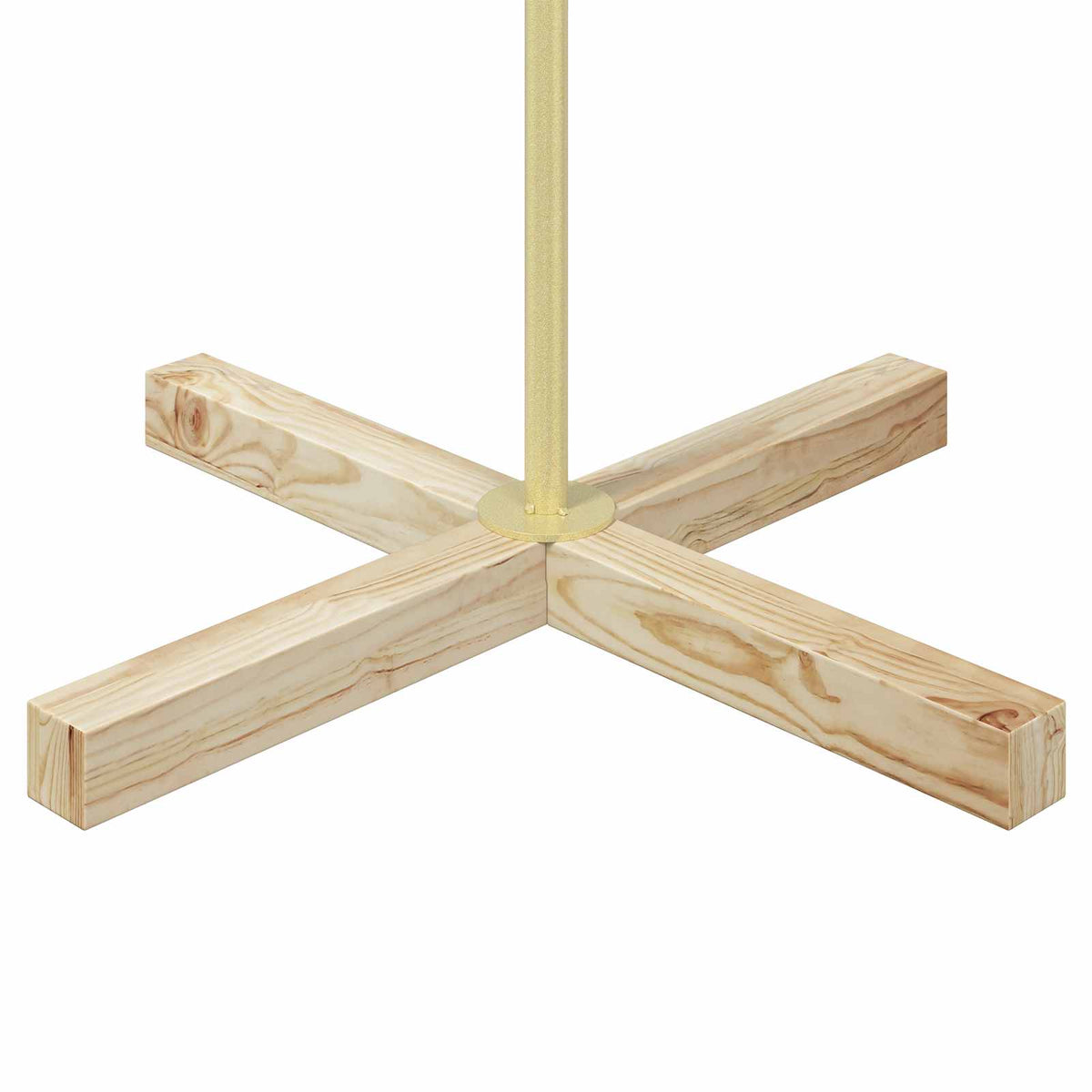 Metal Christmas Tree with Stand KUOPIO 180 cm Steel Gold
