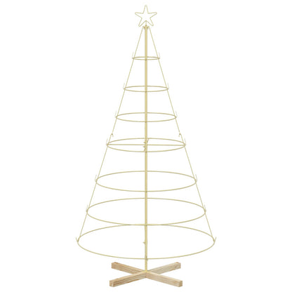 Metal Christmas Tree with Stand KUOPIO 180 cm Steel Gold