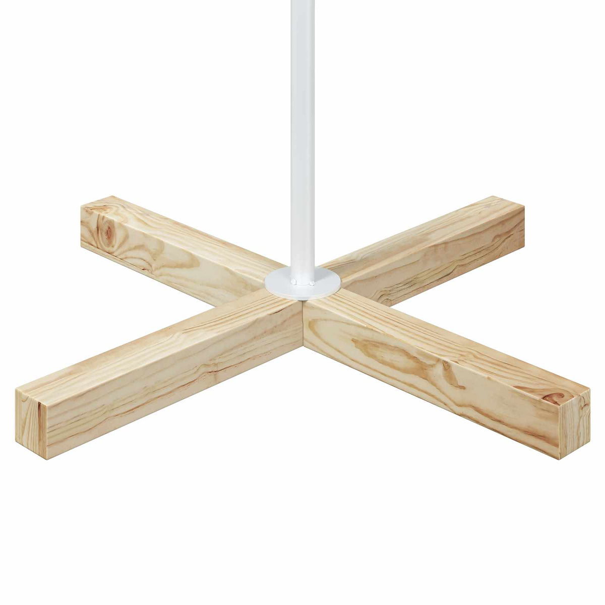 Metal Christmas Tree with Stand KUOPIO 180 cm Steel White