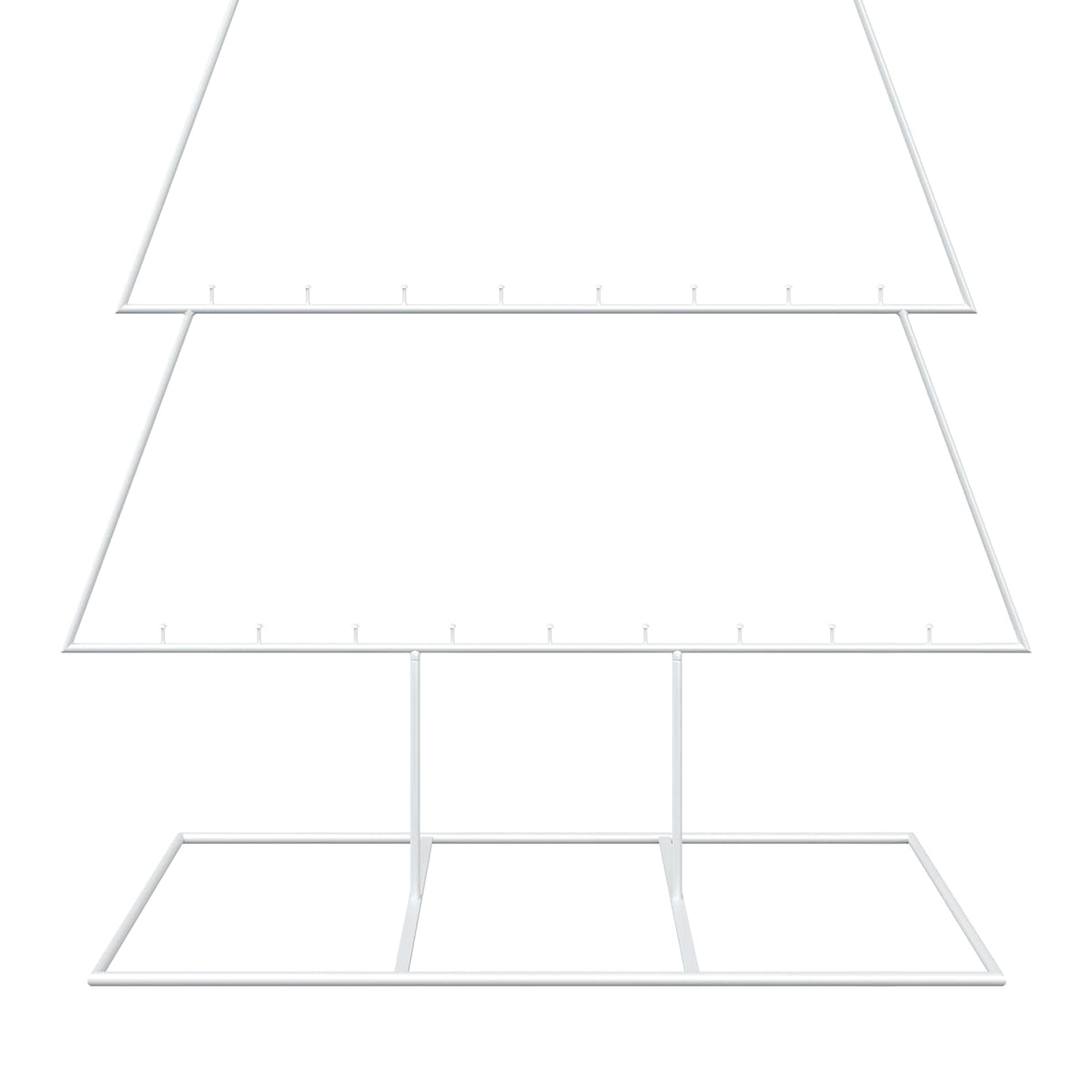 Metal Christmas Tree with Stand KUOPIO 210 cm Steel White