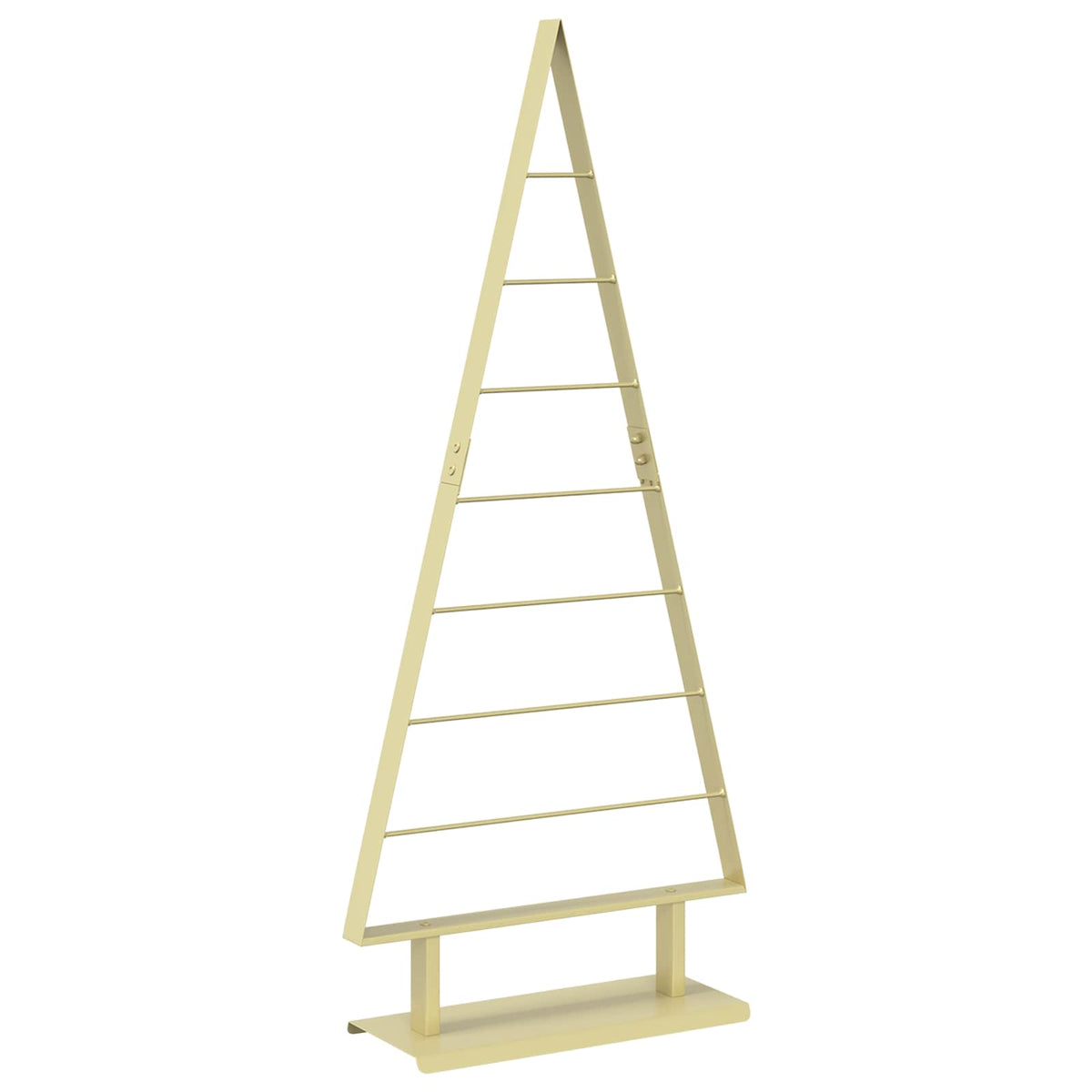 Metal Christmas Tree with Stand KUOPIO 125 cm Steel Gold