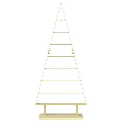Metal Christmas Tree with Stand KUOPIO 125 cm Steel Gold