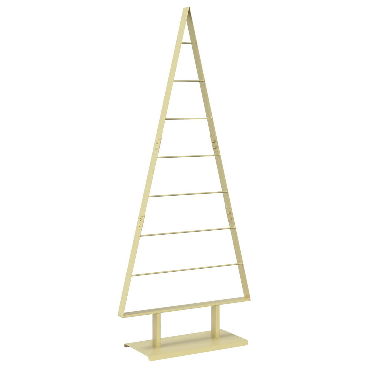 Metal Christmas Tree with Stand KUOPIO 150 cm Steel Gold