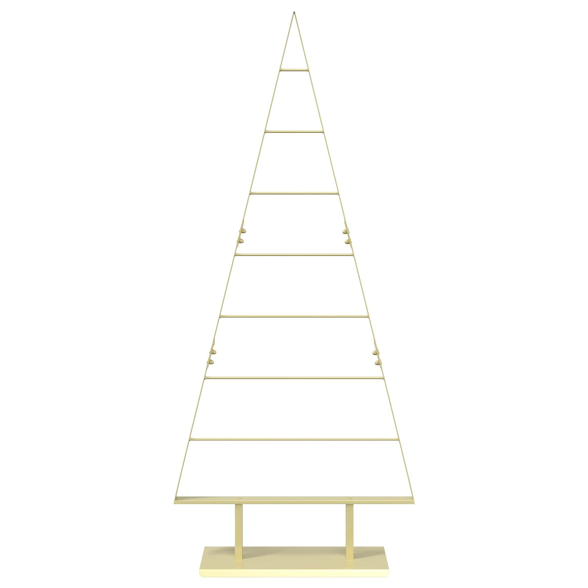 Metal Christmas Tree with Stand KUOPIO 150 cm Steel Gold