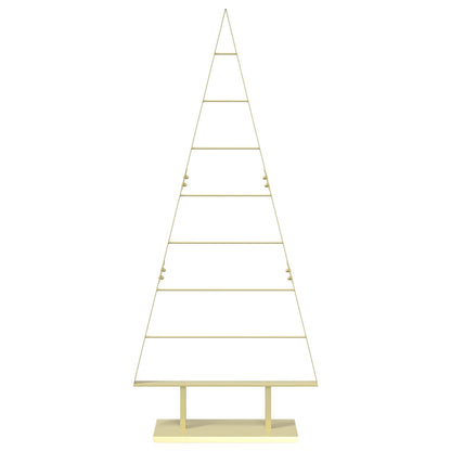 Metal Christmas Tree with Stand KUOPIO 150 cm Steel Gold