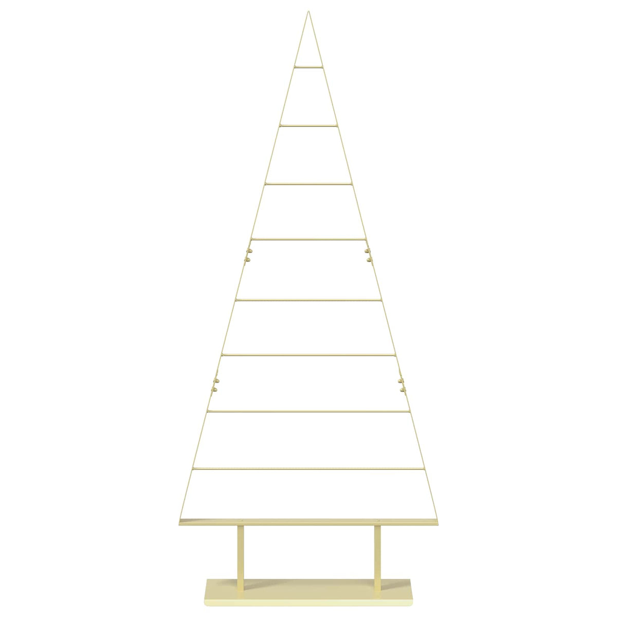 Metal Christmas Tree with Stand KUOPIO 180 cm Steel Gold