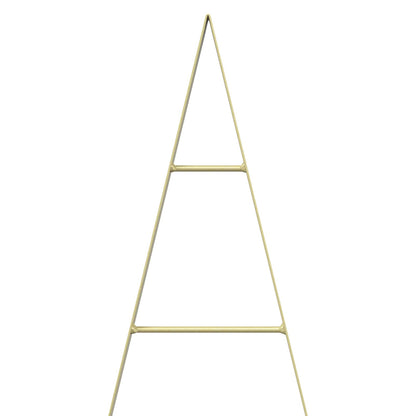 Metal Christmas Tree with Stand KUOPIO 210 cm Steel Gold