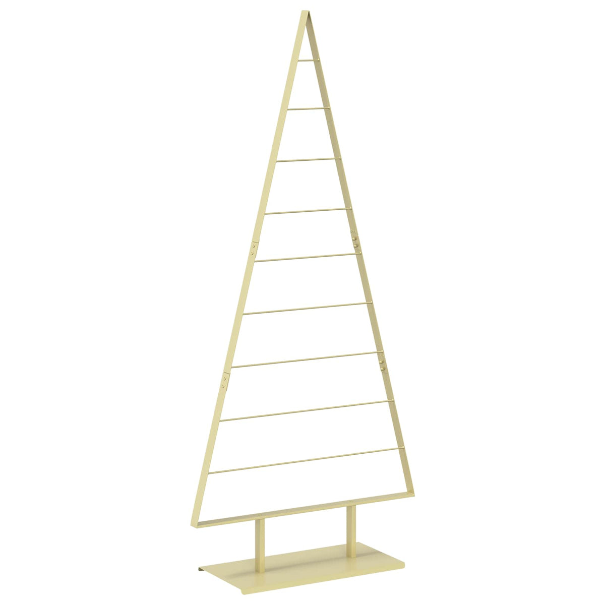 Metal Christmas Tree with Stand KUOPIO 210 cm Steel Gold