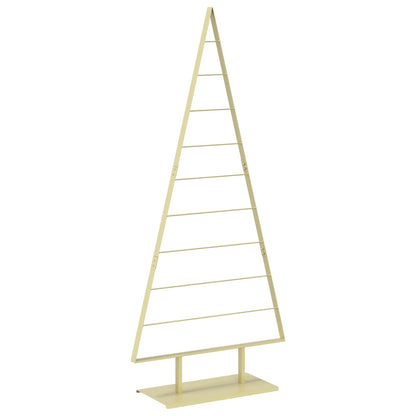Metal Christmas Tree with Stand KUOPIO 210 cm Steel Gold