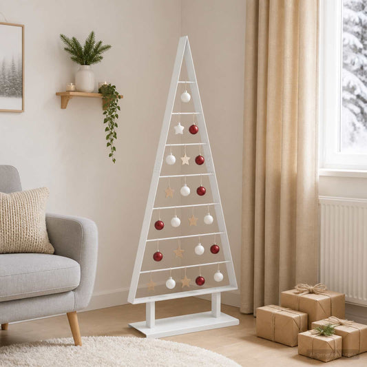 Metal Christmas Tree with Triangle Stand KUOPIO 125 cm Steel