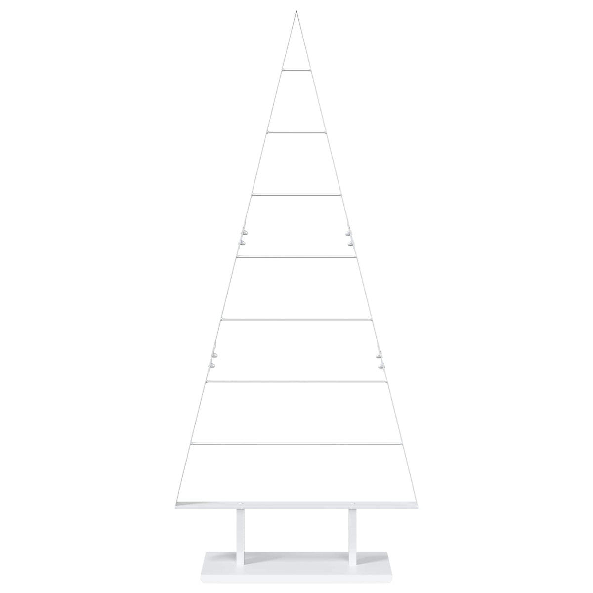 Metal Christmas Tree with Stand KUOPIO 150 cm Steel White