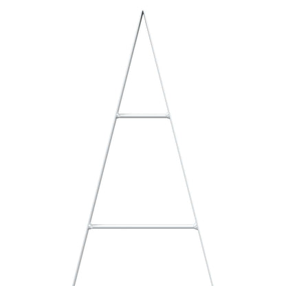 Metal Christmas Tree with Stand KUOPIO 180 cm Steel White