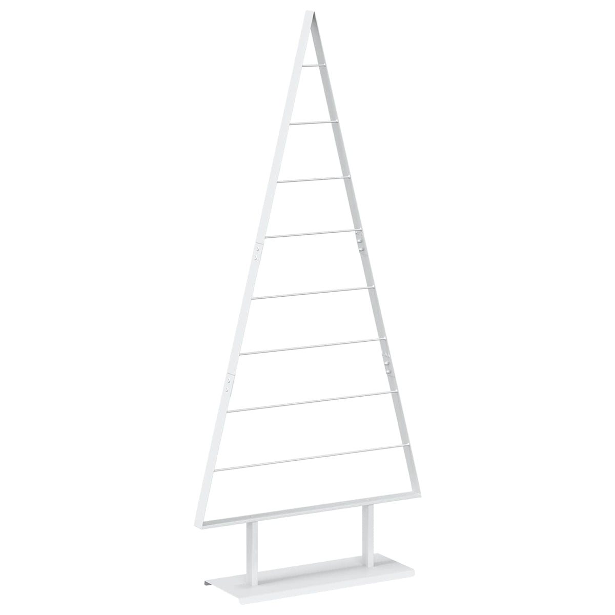 Metal Christmas Tree with Stand KUOPIO 180 cm Steel White