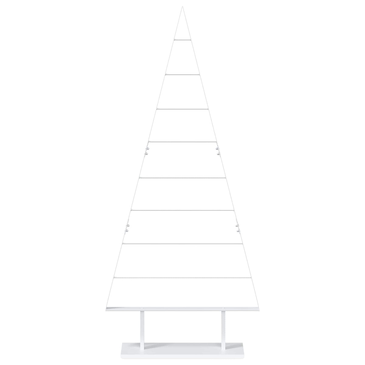 Metal Christmas Tree with Stand KUOPIO 180 cm Steel White