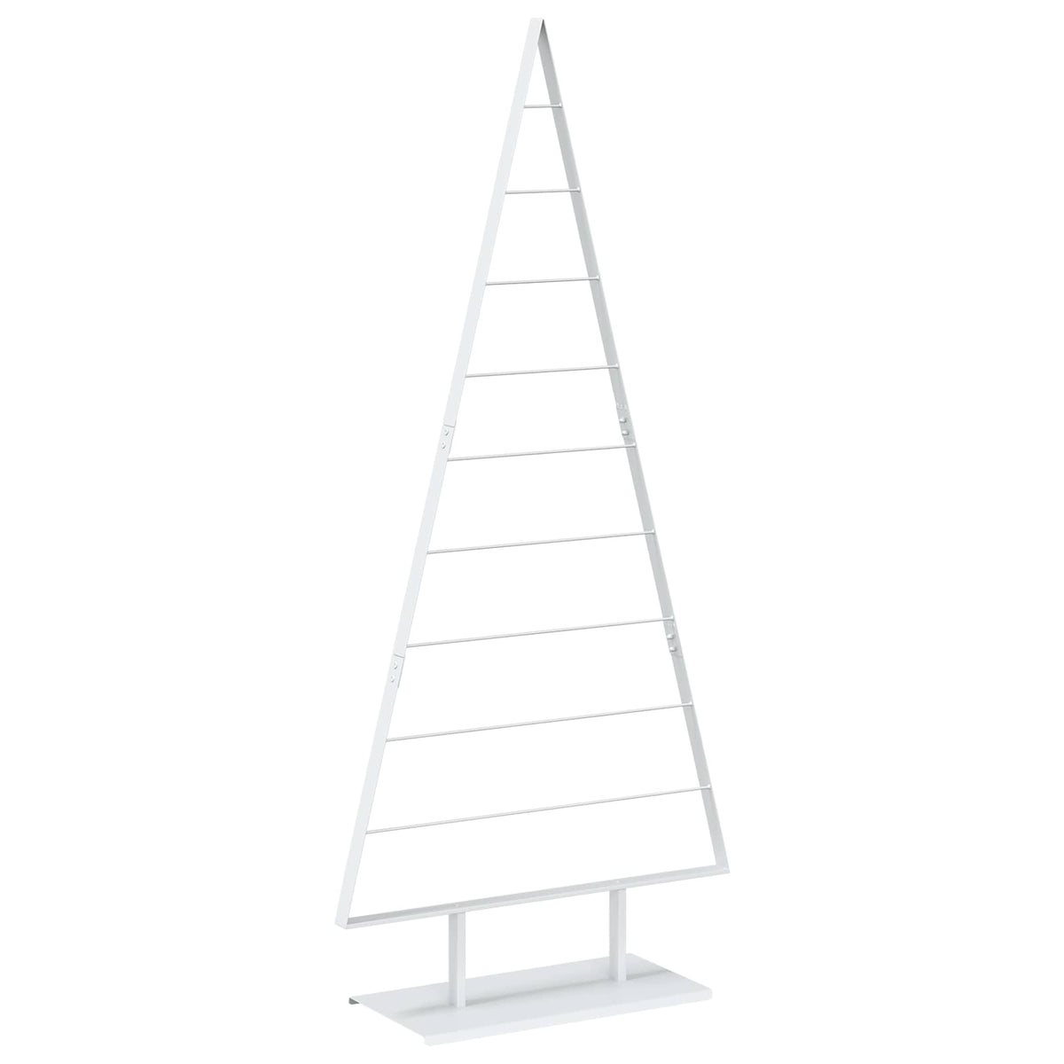 Metal Christmas Tree with Stand KUOPIO 210 cm Steel White