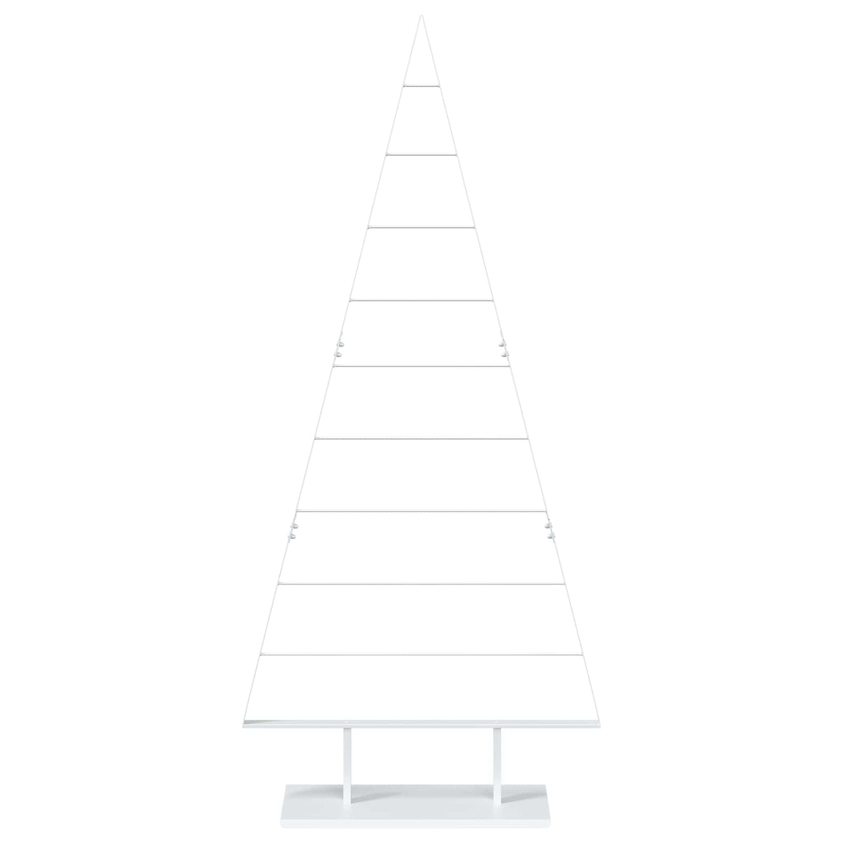 Metal Christmas Tree with Stand KUOPIO 210 cm Steel White