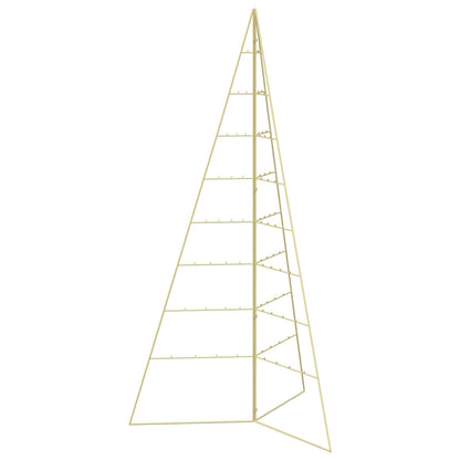 Metal Christmas Tree KUOPIO 180 cm Steel Gold
