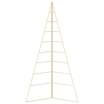 Metal Christmas Tree KUOPIO 180 cm Steel Gold