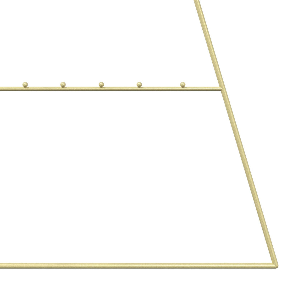 Metal Christmas Tree KUOPIO 210 cm Steel Gold