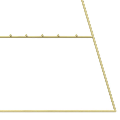 Metal Christmas Tree KUOPIO 210 cm Steel Gold