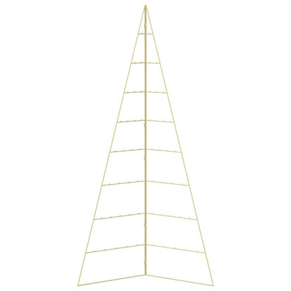 Metal Christmas Tree KUOPIO 210 cm Steel Gold
