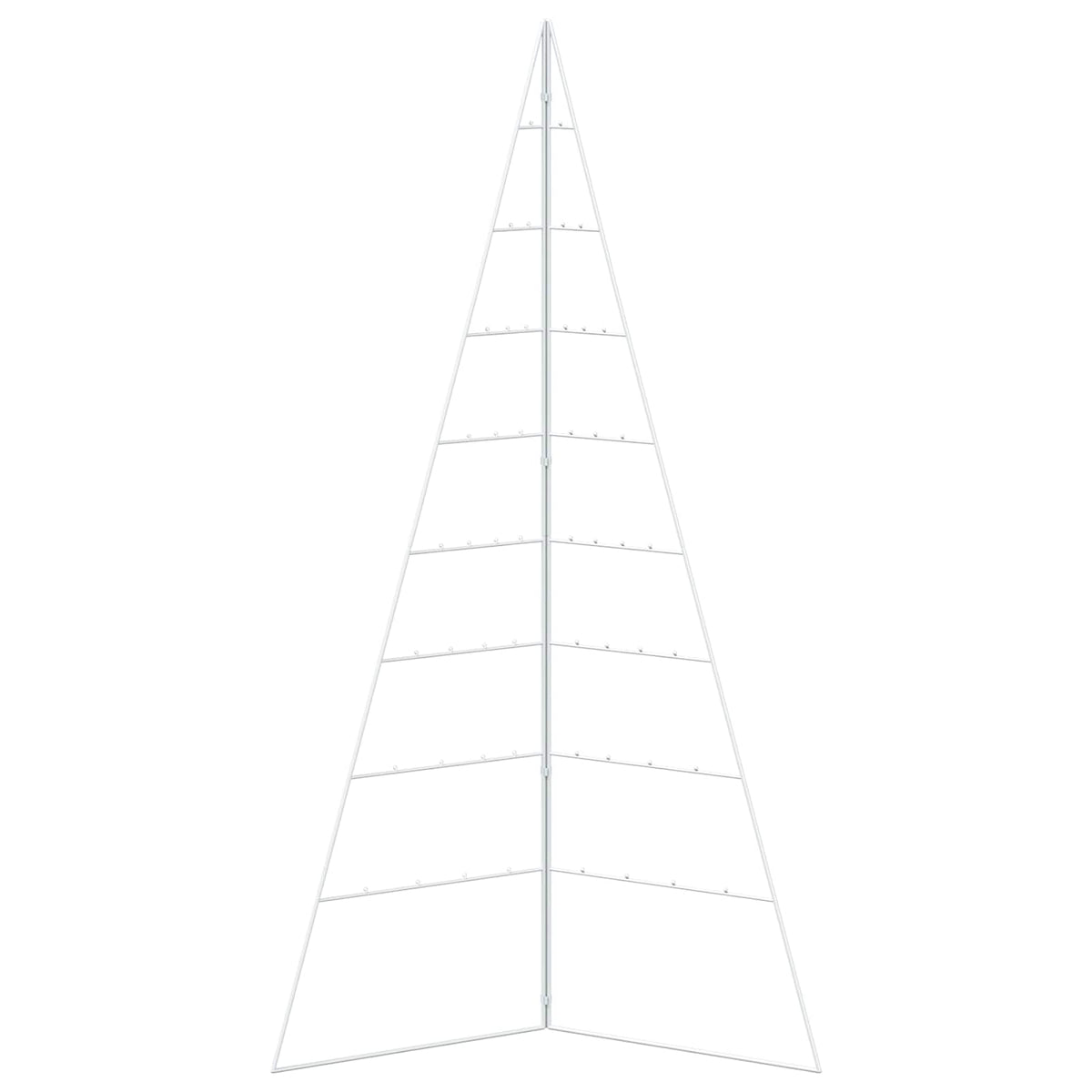 Metal Christmas Tree KUOPIO 180 cm Steel White