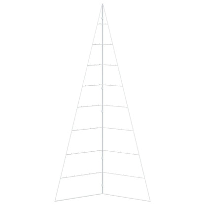 Metal Christmas Tree KUOPIO 210 cm Steel White