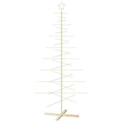 Metal Christmas Tree with Stand KUOPIO 210 cm Steel Gold