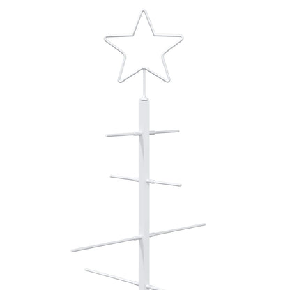 Metal Christmas Tree with Stand KUOPIO 210 cm Steel White