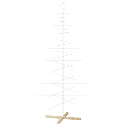 Metal Christmas Tree with Stand KUOPIO 210 cm Steel White