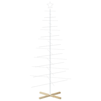 Metal Christmas Tree with Stand KUOPIO 210 cm Steel White