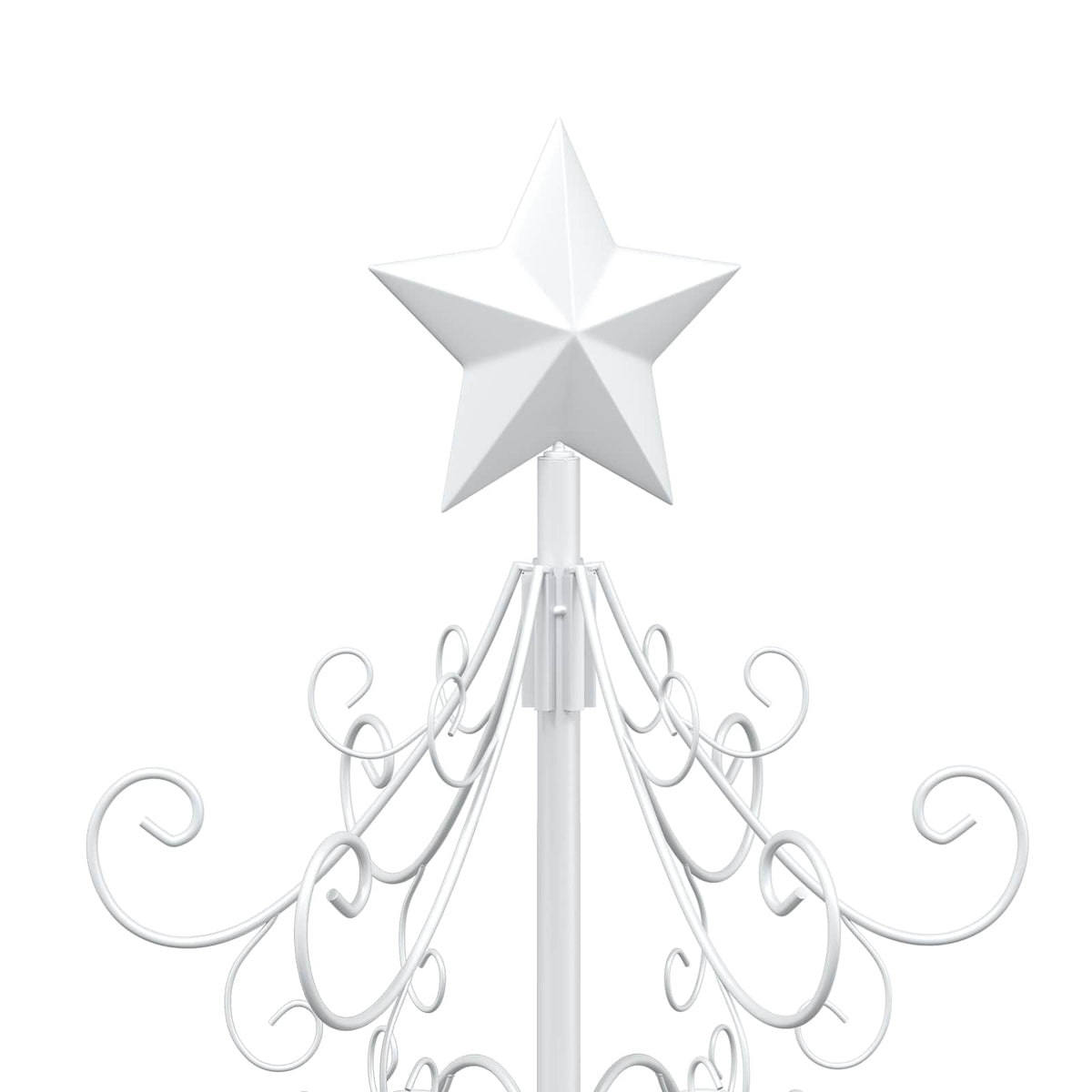 Metal Christmas Tree KUOPIO 150 cm steel White