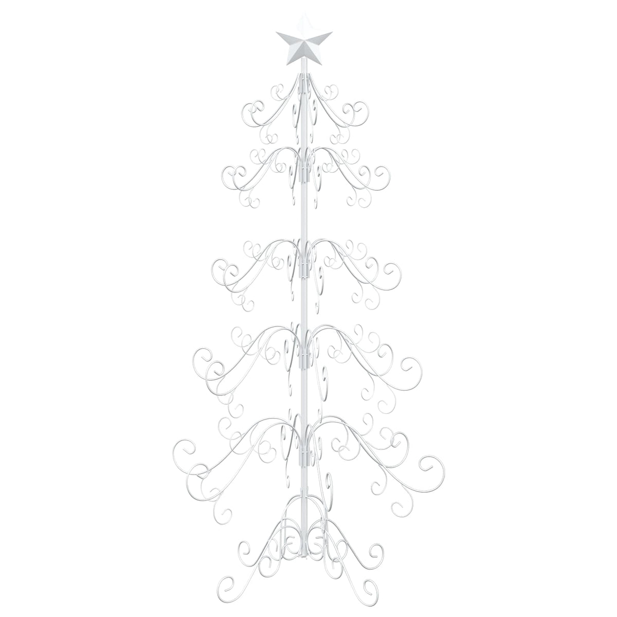 Metal Christmas Tree KUOPIO 150 cm steel White