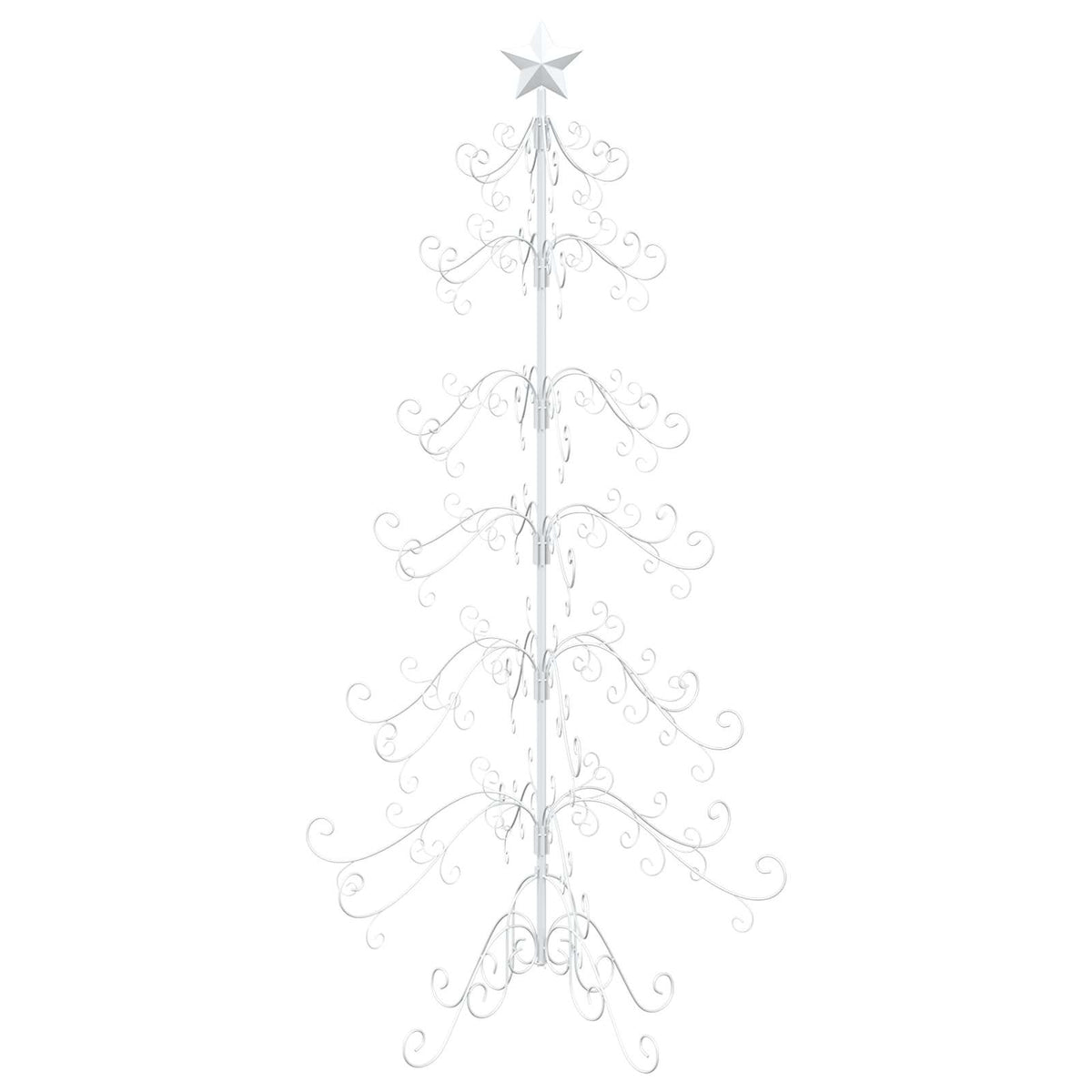 Metal Christmas Tree KUOPIO 180 cm Steel White