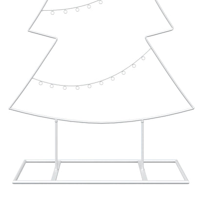 Metal Christmas Tree with Stand KUOPIO 210 cm Steel White