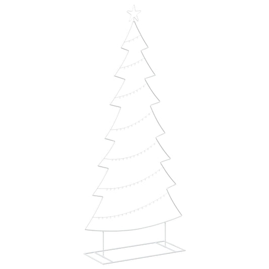 Metal Christmas Tree with Stand KUOPIO 210 cm Steel White
