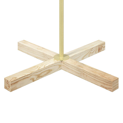 Metal Christmas Tree with Holder KUOPIO 150 cm Steel Gold