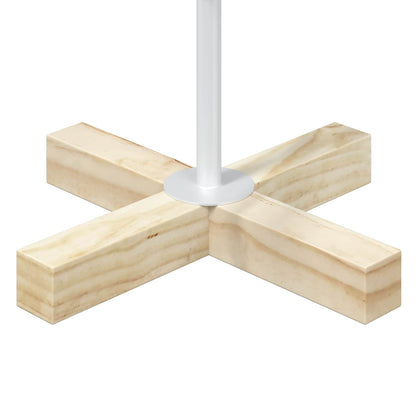Metal Christmas Tree with Holder KUOPIO 125 cm Steel White